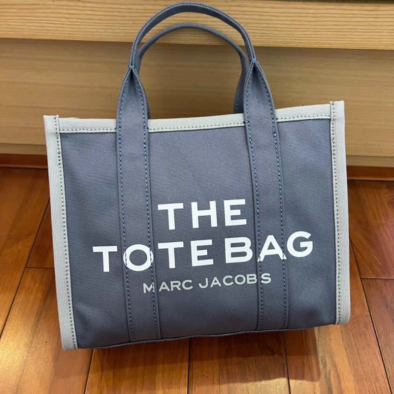 -Túi tote form vuông  Marcie Jacquard Tote bag--tone xám colorblock