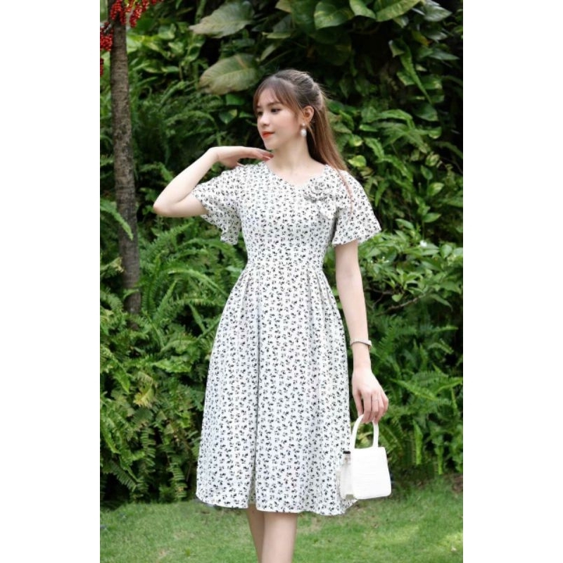 Đầm hoa nhí cao cấp