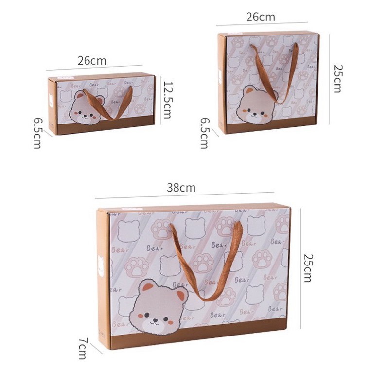 Set bát kèm hộp quà tặng,chén gấu dễ thương