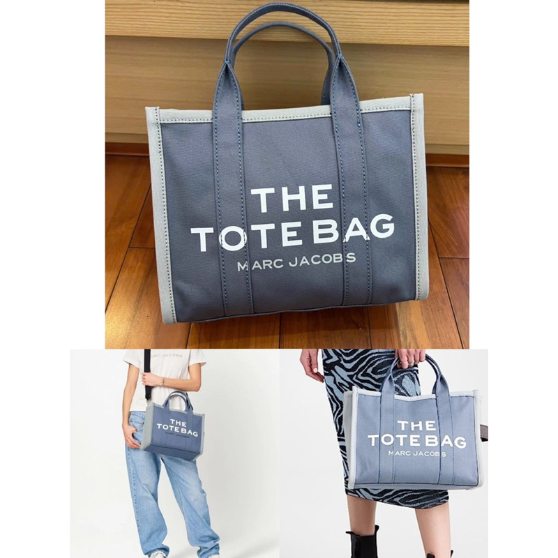 -Túi tote form vuông  Marcie Jacquard Tote bag--tone xám colorblock