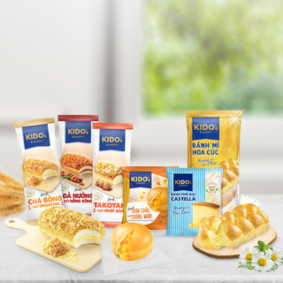 [Date mới] Bánh ăn sáng - bánh mì tươi Kido's Bakery các vị