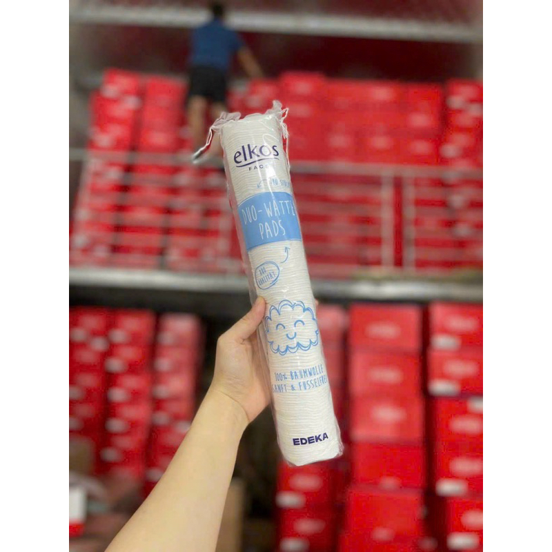 Bông tẩy trang elkos 140 miếng