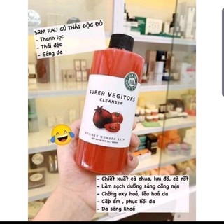 Sữa rửa mặt sủi bọt rau củ