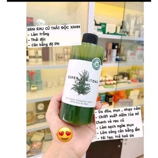 sữa rửa mặt sủi bọt rau củ