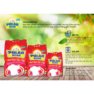 Bột giặt Polar Bear 2,25kg