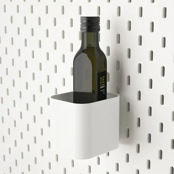 Hộp đựng đồ đa năng cài bảng IKEA SKÅDIS Pegboard, 7.5x9x8cm