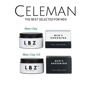 Sáp vuốt tóc nam lbz - matt clay - super hold pomade - matt clay - celeman