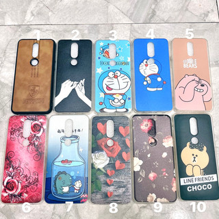 Ốp lưng Nokia X6 / 6.1plus / 6.1 plus dẻo trong suốt, ốp giả da ,ốp in hình 3d và kính cường lực