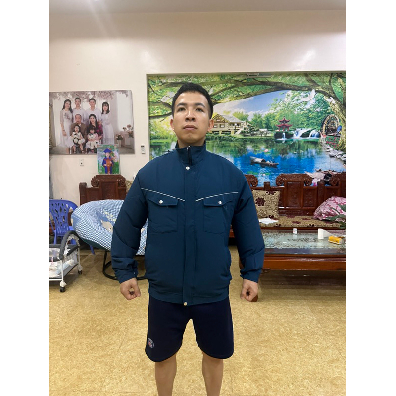 Áo quạt điều hoà lao động tặng túi đá khô