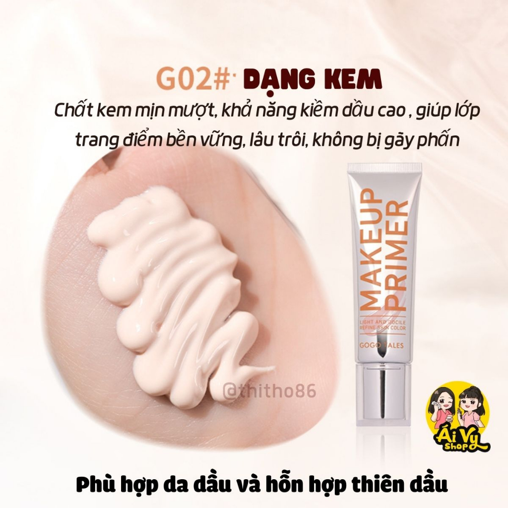 Kem Lót Primer GOGO TALES Cloud Photosensitive GT469 - GOGOTALES