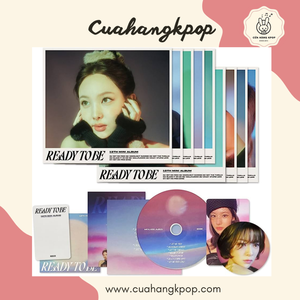 Album TWICE Ready To Be có sẵn