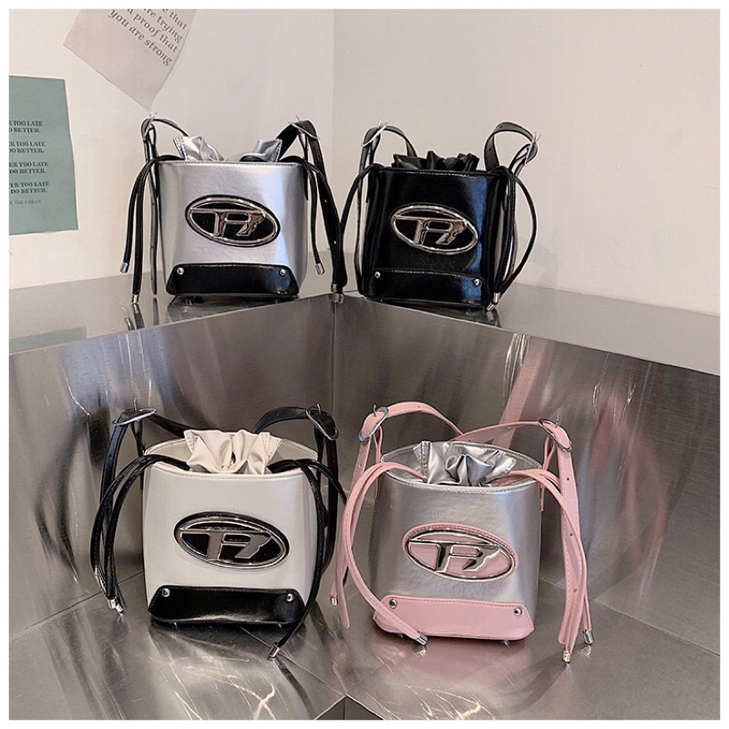 Túi xách quảng châu thời trang dáng chậu mẫu mới 2023