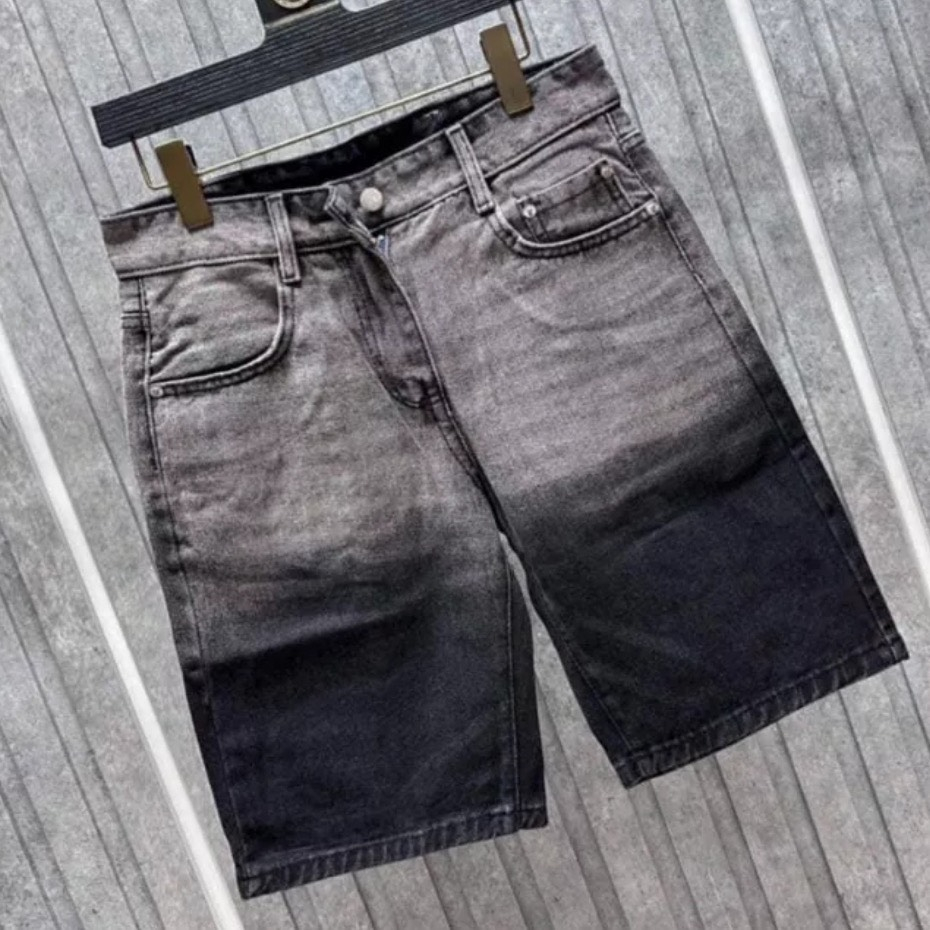 QUẦN SHORT JEAN NAM PHỐI THỎ KHOÁ CỰC CHẤT Quần short jean nam ngắn