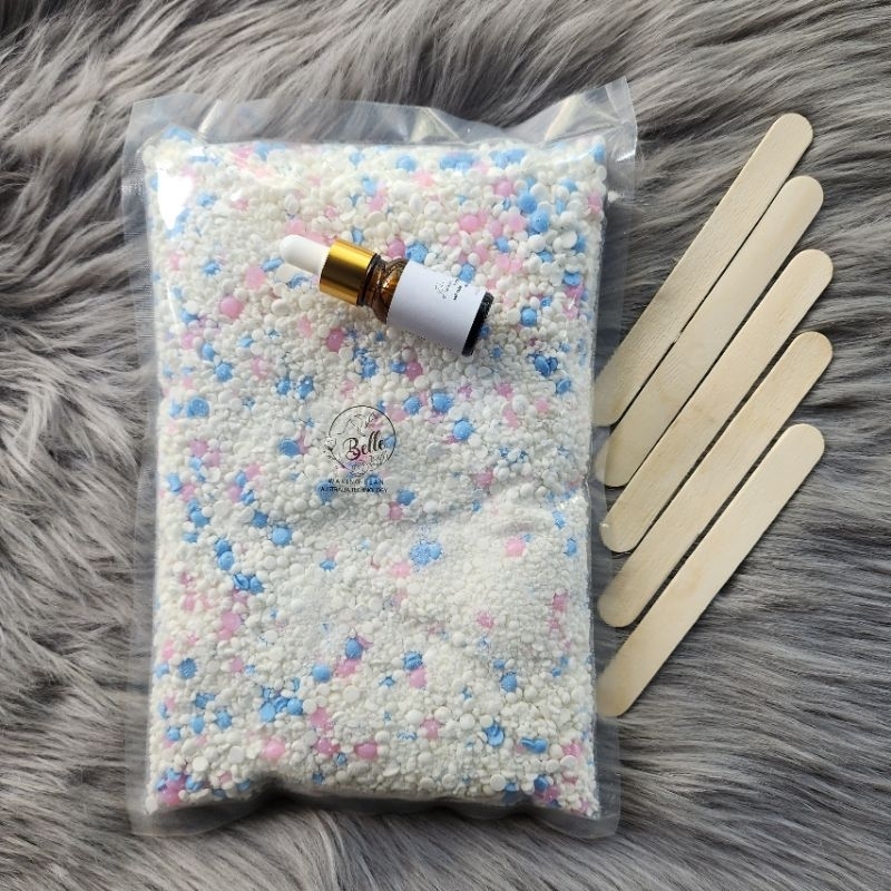 {Sale] 1kg Sáp vụn sáp wax lông loại 1 sàng vụn tặng kèm que gỗ