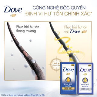 Combo 30 gói Dầu gội dầu xả Dove, Clear, Sunsilk, Pantene ,Head…