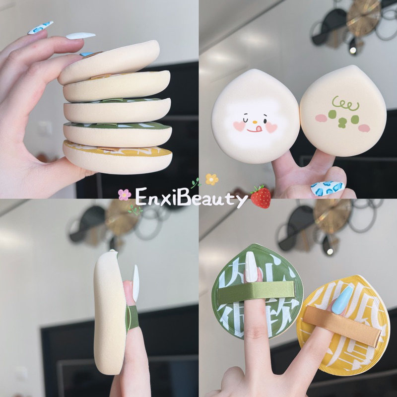 Mút Tán Trang Điểm Big size XL Kẹo Bông Kèm Vỏ Đựng HOT TREND
