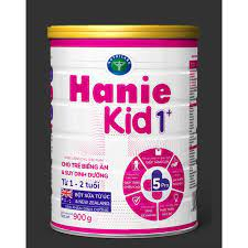 Sữa Hanie Kid 2+ 900g Date 2024 mẫu mới