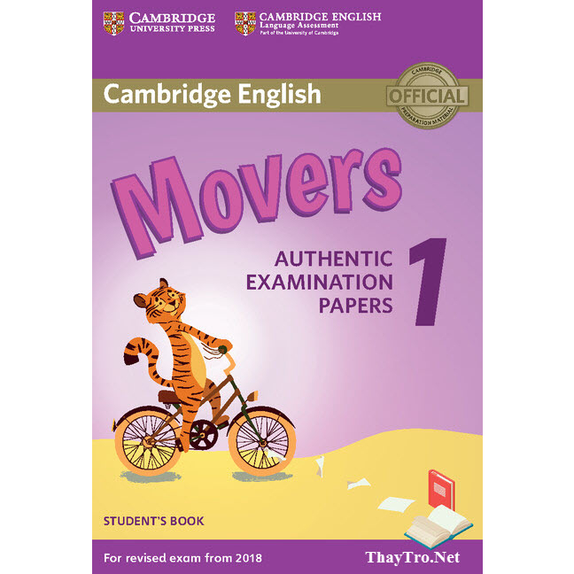 Cambridge English 1 - Starters Movers Flyers - B.O.O.K Có file nghe