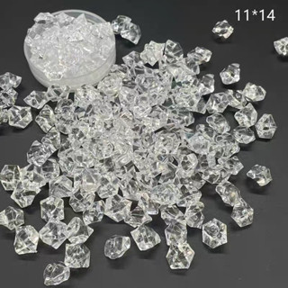 Combo 100/200 viên đá pha lê trang trí bể cá, ốp đt, lọ hoa, phông nền chụp ảnh KT 1cm