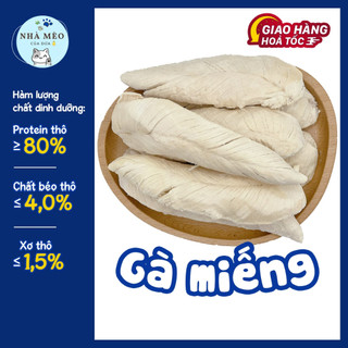 ỨC GÀ MIẾNG SẤY KHÔ LOẠI 1 THƠM NGON BỔ DƯỠNG CHO Chó Mèo