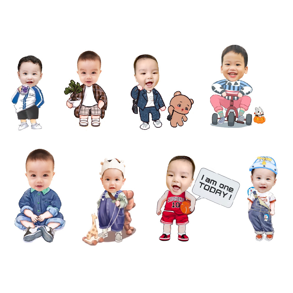 Chibi bé trai 25 -40cm giá siêu rẻ