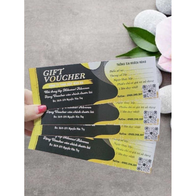 100 voucher giảm giá in 2 mặt hoàn thiện thông tin
