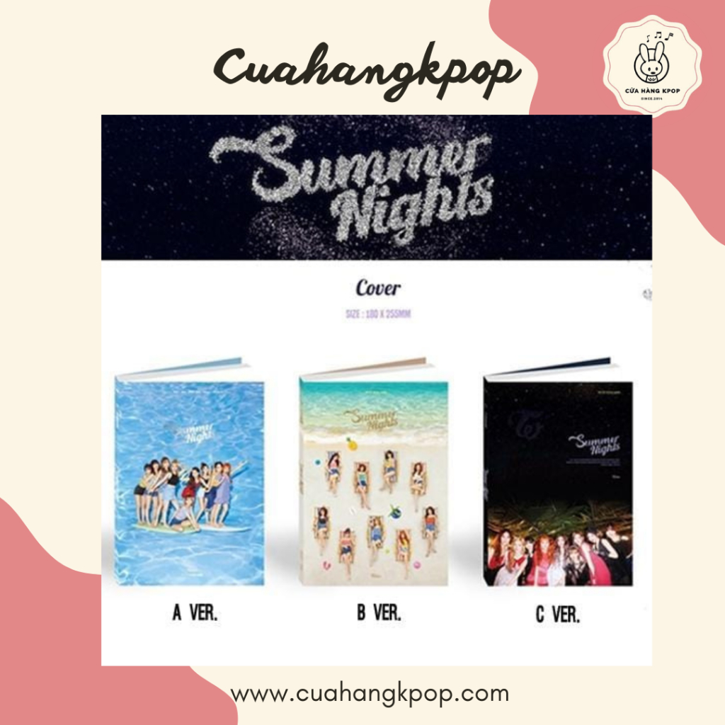Album Twice - Summer Night có sẵn Cửa Hàng Kpop