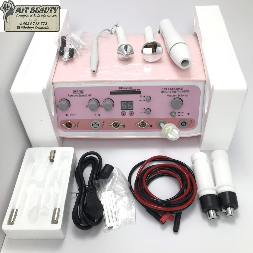 Máy 5in1 | máy chăm sóc da 5in1 M1897 mẫu mới nhất chuyên dùng trong spa