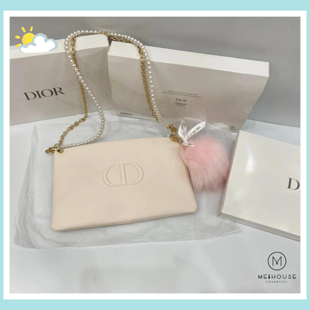 Cluth da gift đựng đồ trang điểm Dior