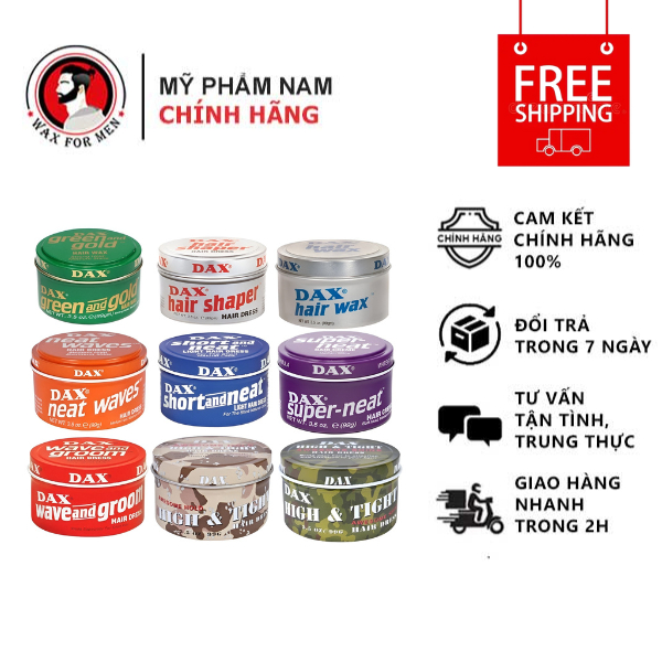 Sáp vuốt tóc Dax Hair Wax & Pomade - Wax for men