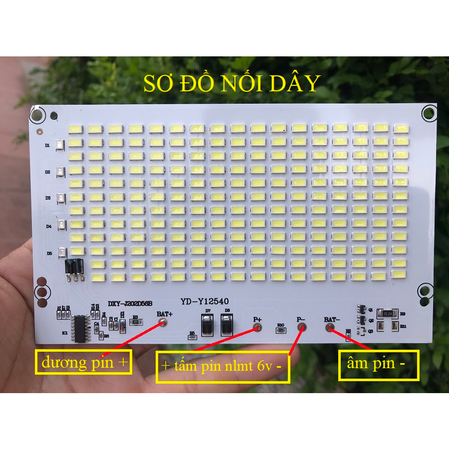 Chip led thay cho đèn năng lượng mặt trời