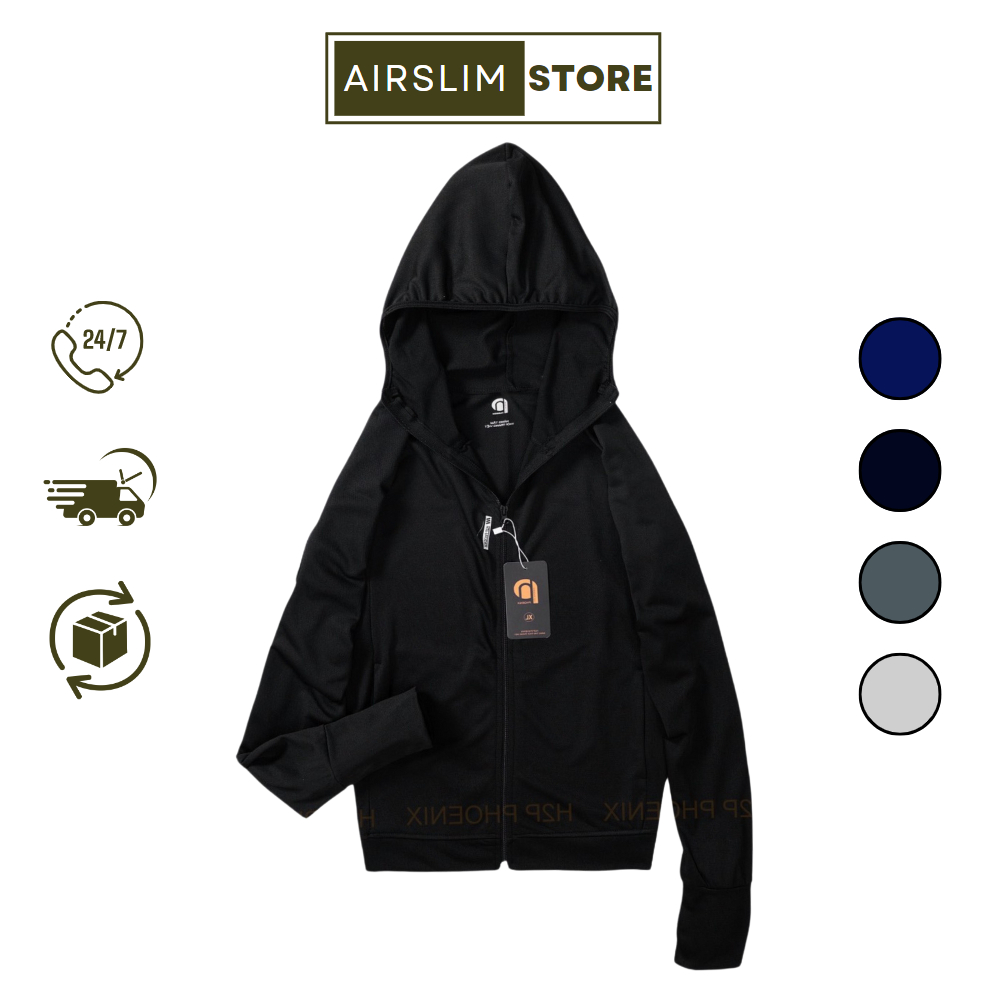 Áo Chống Nắng Cao Cấp Unim Store Vải Kim Cượng Thông Hơi Mát Lạnh Tay Dài Trùm Kín Tránh Tia UV Có Túi Đựng - CN01