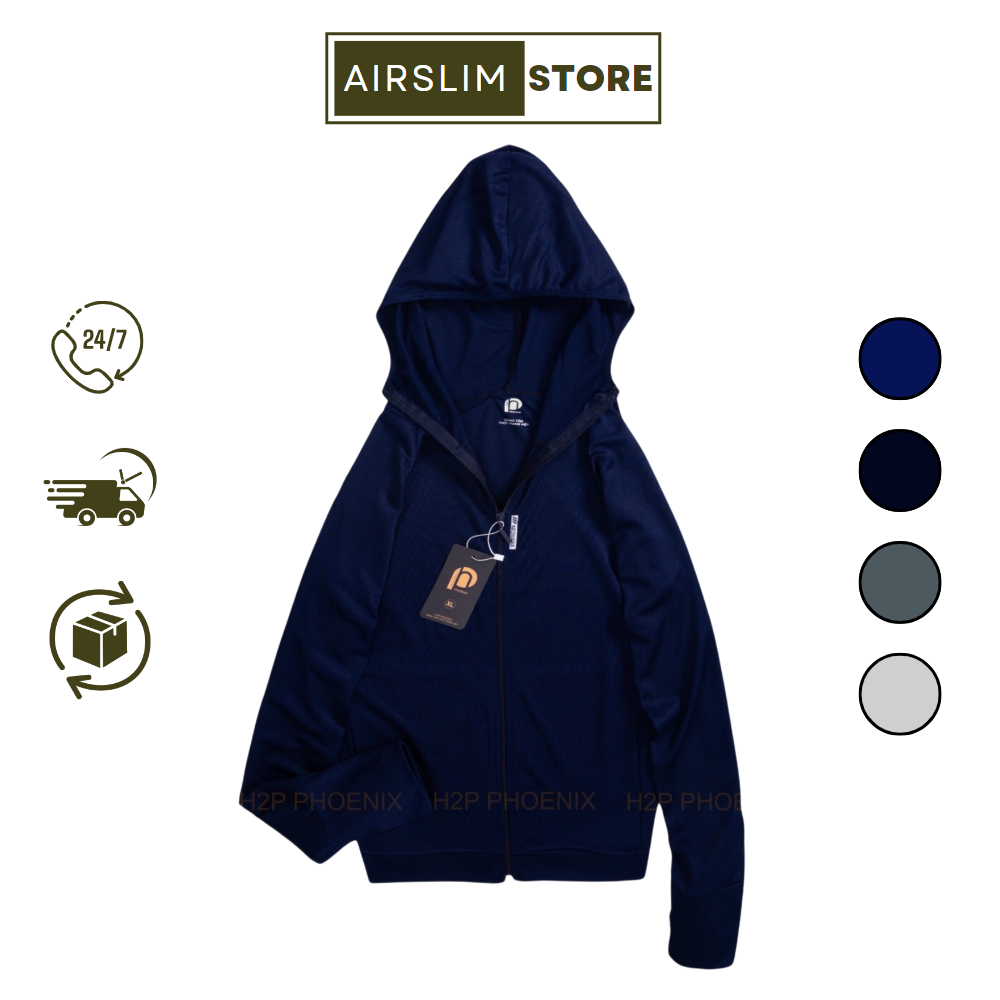 Áo Chống Nắng Cao Cấp Unim Store Vải Kim Cượng Thông Hơi Mát Lạnh Tay Dài Trùm Kín Tránh Tia UV Có Túi Đựng - CN01