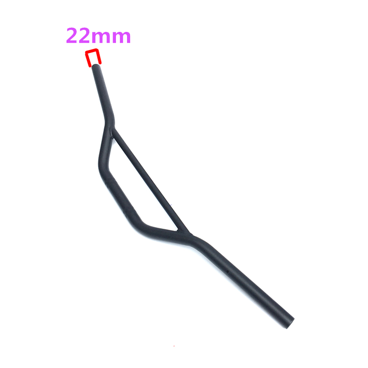 Ghi đông cao cấp retro có thanh trợ lực dài 720 740 780mm GD110 YB125 CG125 Husky 125