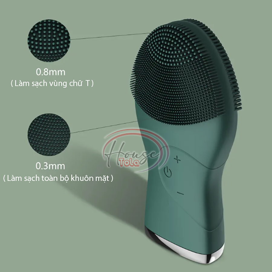 Máy rửa mặt TL703 cho Nam chất liệu silicone an toàn, thiết kế mạnh mẽ, chống thấm nước