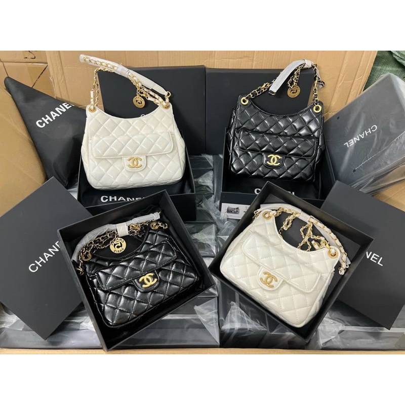 Túi xách cnl ô trám full box ảnh thật