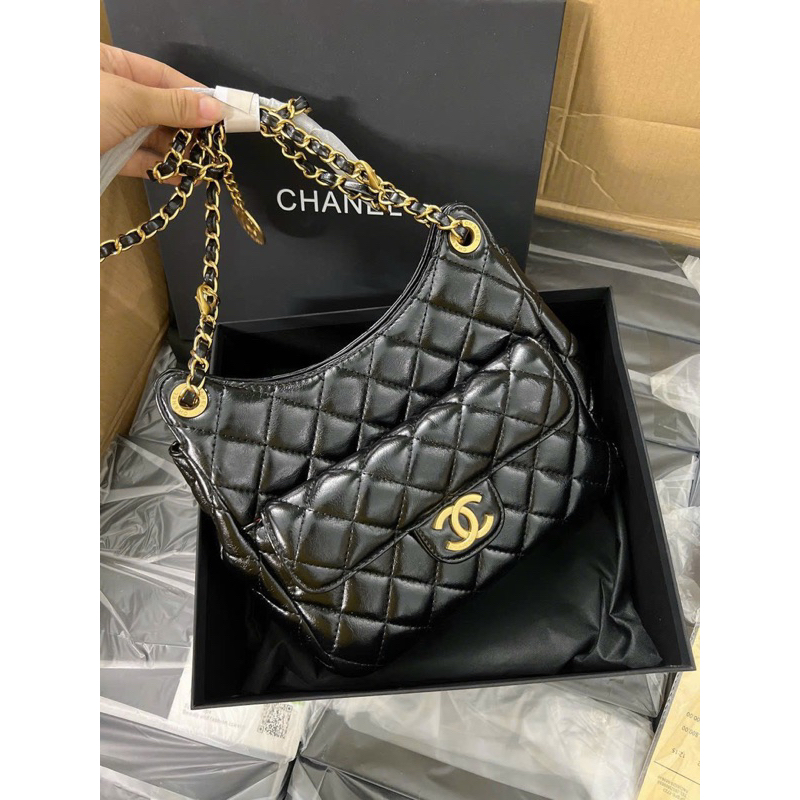 Túi xách cnl ô trám full box ảnh thật