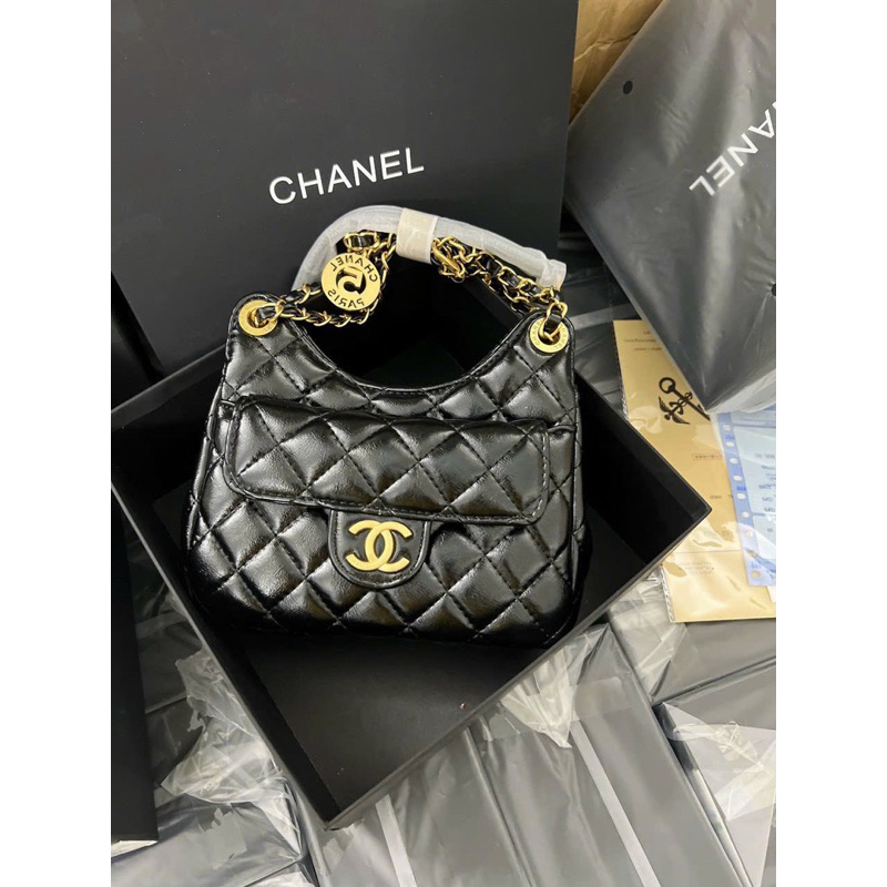 Túi xách cnl ô trám full box ảnh thật