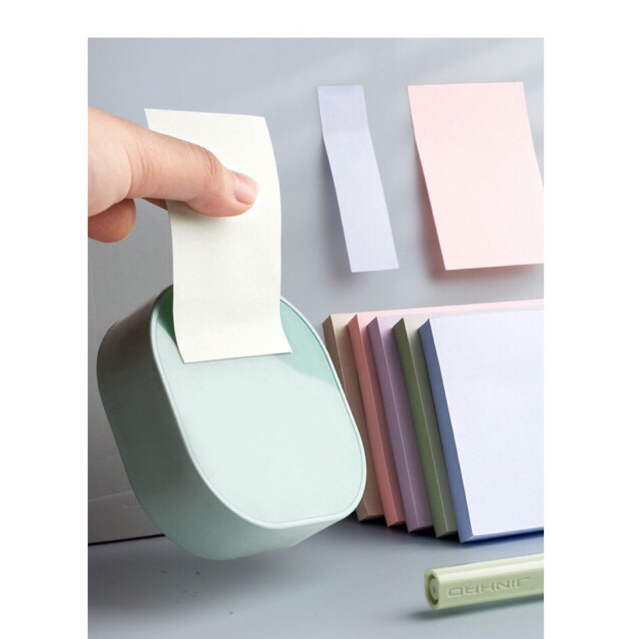 5 sấp 500 tờ giấy note ghi chú màu pastel mới