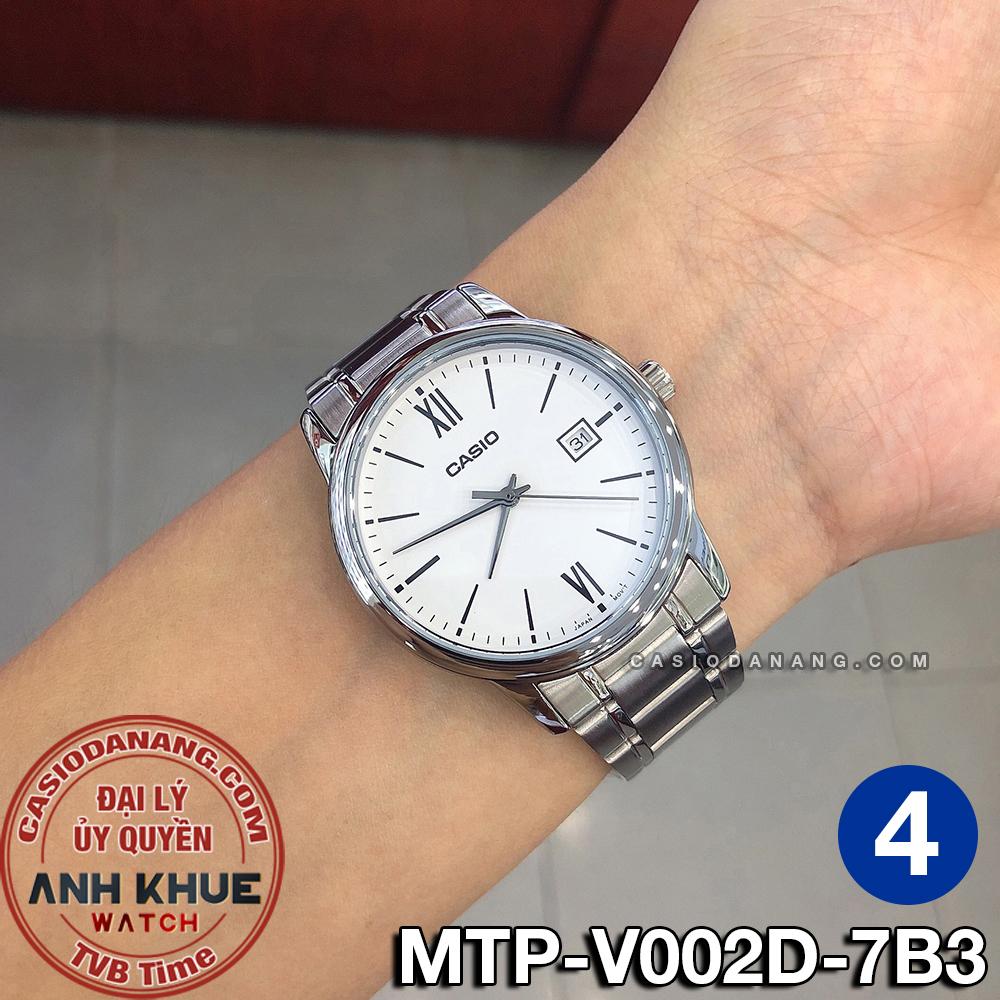Đồng hồ nam dây kim loại Casio chính hãng Anh Khuê MTP-V002 Series