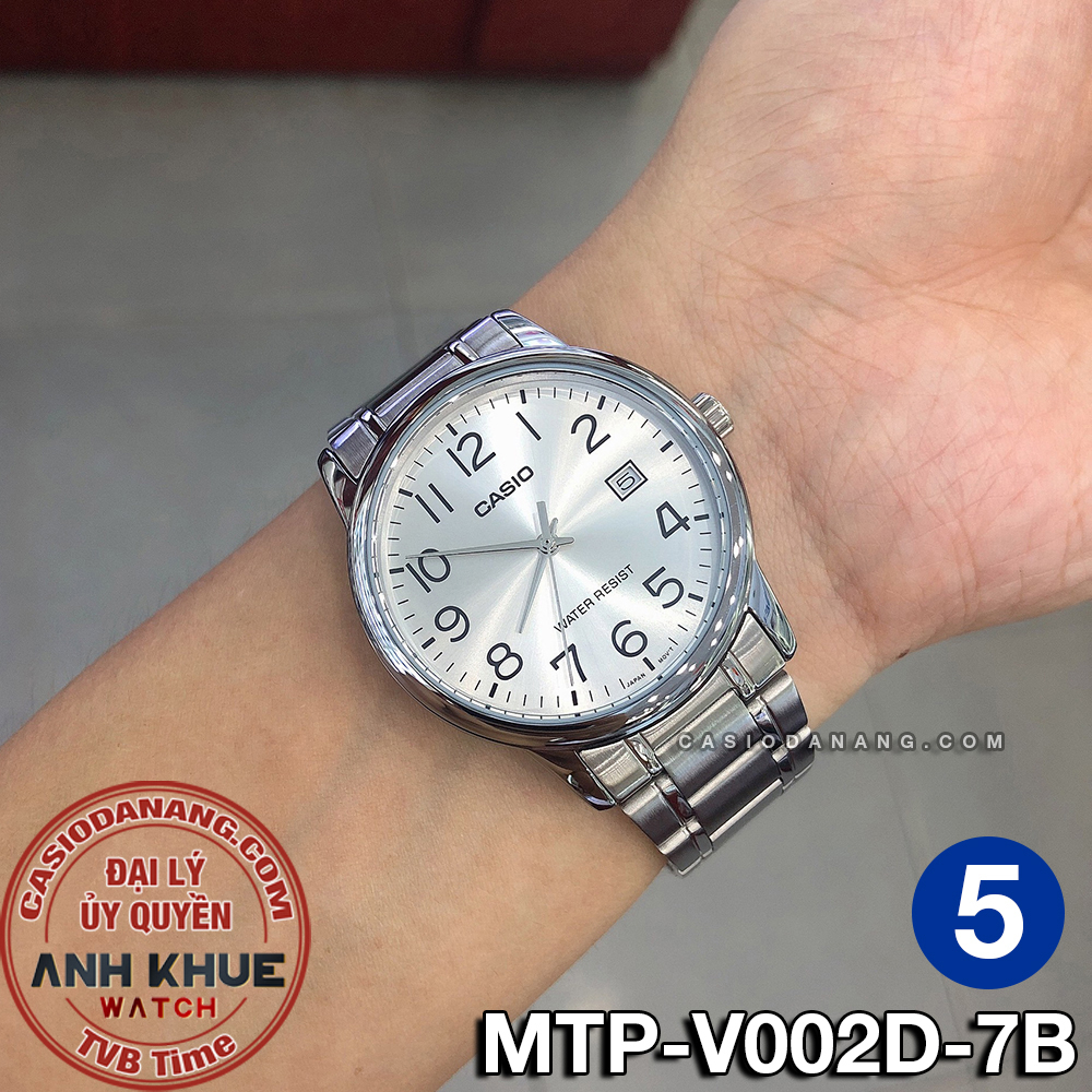 Đồng hồ nam dây kim loại Casio chính hãng Anh Khuê MTP-V002 Series