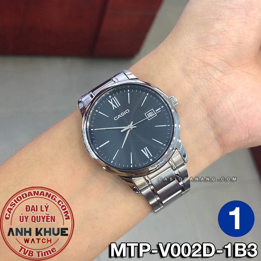 Đồng hồ nam dây kim loại Casio chính hãng Anh Khuê MTP-V002 Series