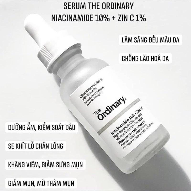 Serum The Ordinary Niacinamide 10% + Zinc 1% 30ml / 60ml