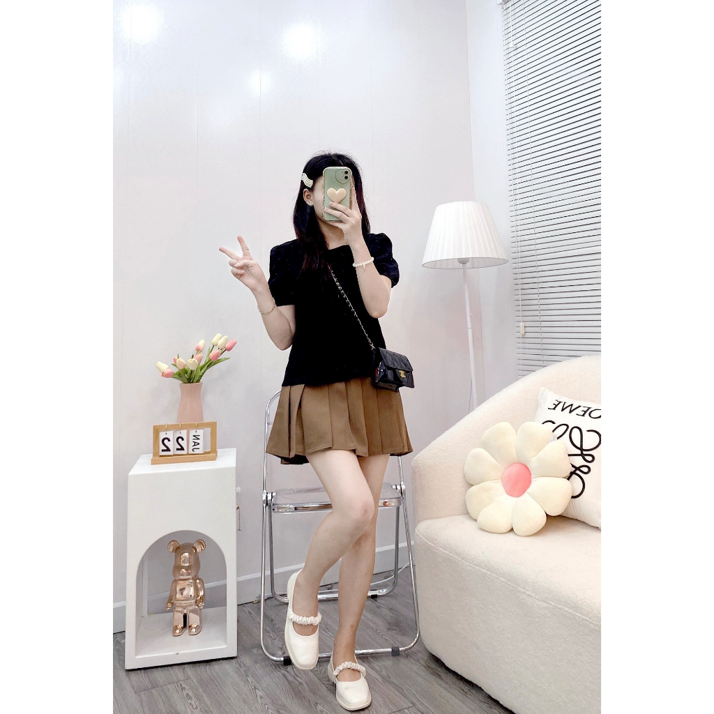 Áo Phông Nữ Dáng Babytee Chất Đũi Co Giãn Mặc Siêu Mềm Mát A06 Hot !!!