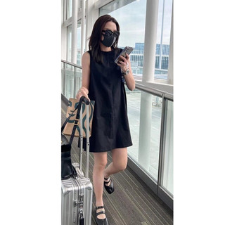 Đầm Form suông chữ A màu đen