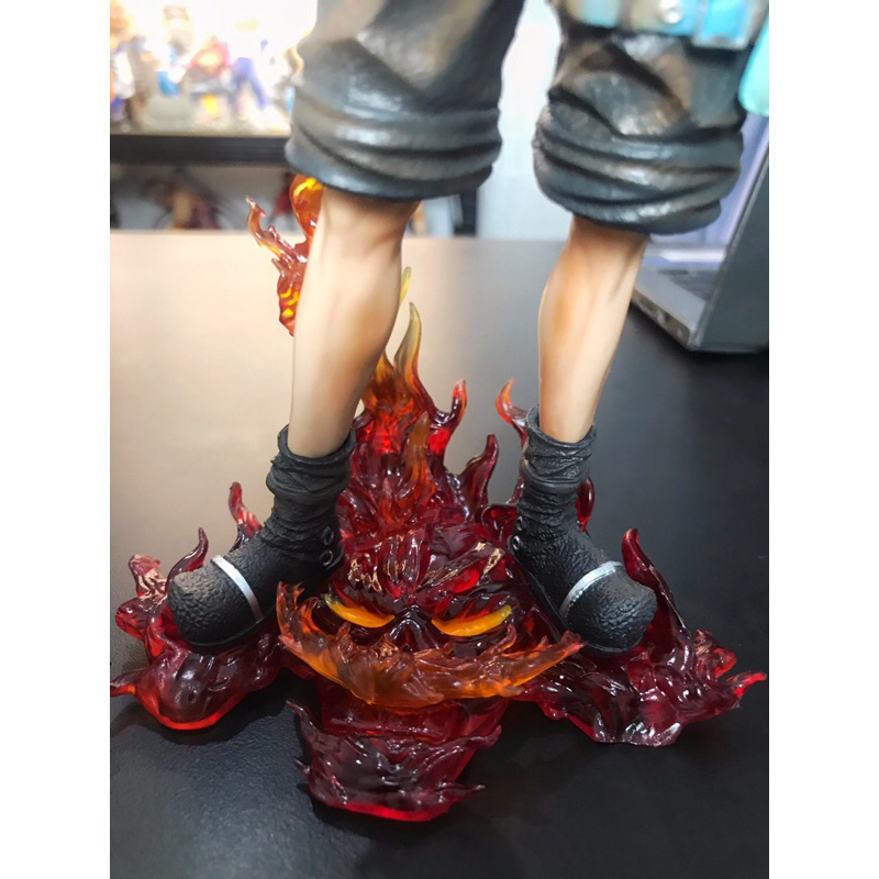 Mô hình One Piece Luffy Store Ace hỏa quyền cao 24 cm full box, figure nhân vật anime vua hải tặc decor trang trí