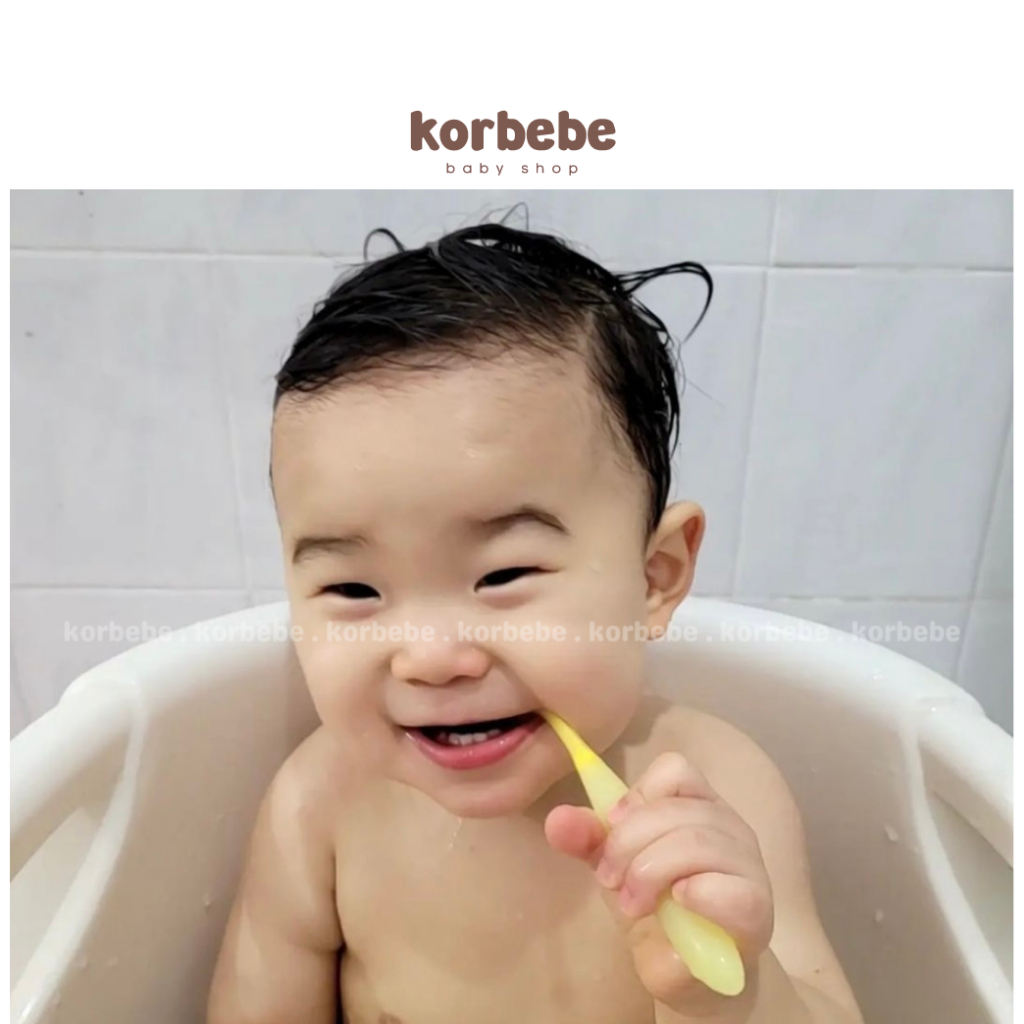 Set 2 bàn chải đánh răng cho bé Lion Kodomo Hàn Quốc