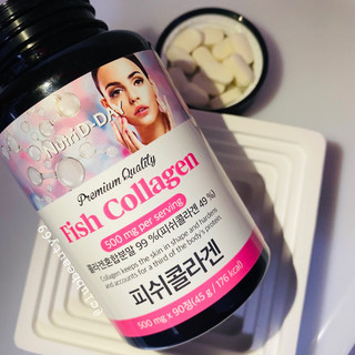 Viên uống Collagen cá phân tử thấp Nutri D Day Fish collagen 500mg- 90 Viên dùng 3 tháng