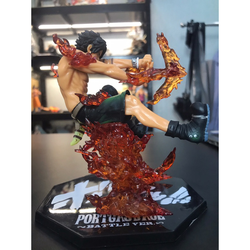 Mô hình One Piece Luffy Store ace băng râu trắng 2 đầu có đế cao 16cm, full box, figure nhân vật anime đảo hải tặc