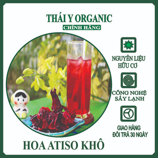 Trà hoa atiso đỏ 200gram sấy khô nguyên nụ hoa bụp giấm khô loại đẹp